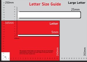 Royal Mail Size Template