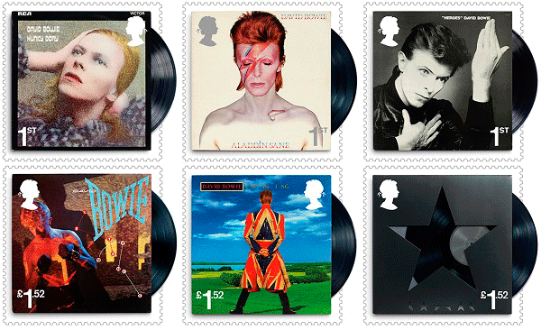 david bowie stamps